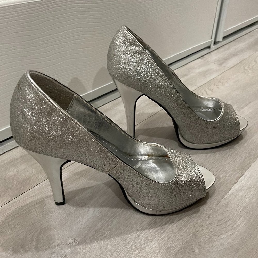Silver heels